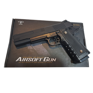 تفنگ اسباب بازی کلت فلزی ساچمه ای ایرسافت گان مدل AIRSOFT GUN V21 -اسباب بازی